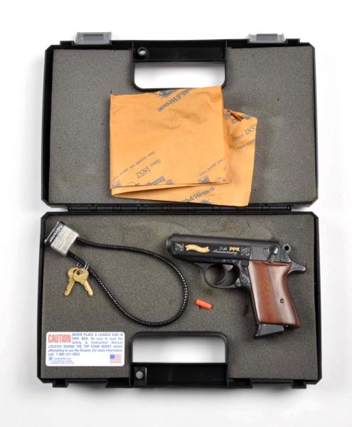 Appraisal: MIB Walther PPK Semi-Automatic Pistol th Ann Serial PPK This