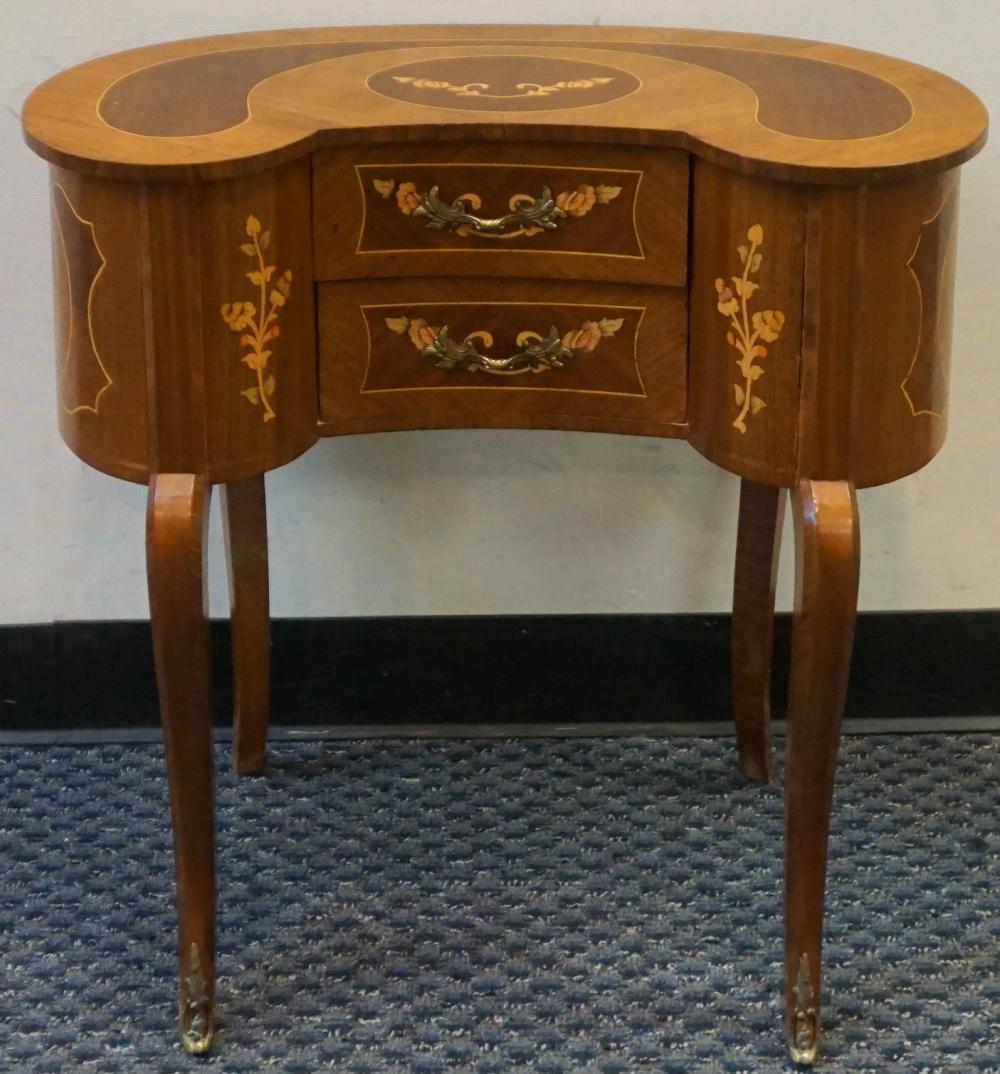 Appraisal: Continental Marquetry Mahogany Dressing Table x x in x x