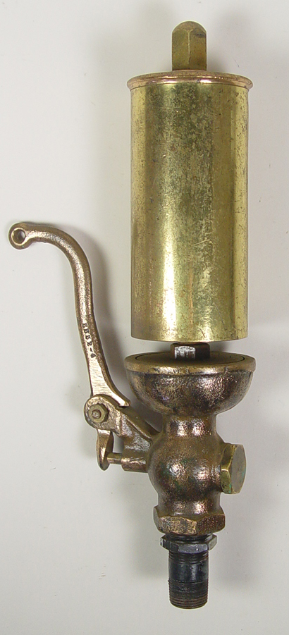 Appraisal: Brass Steam Whistle Single note whistle Stamped - on arm