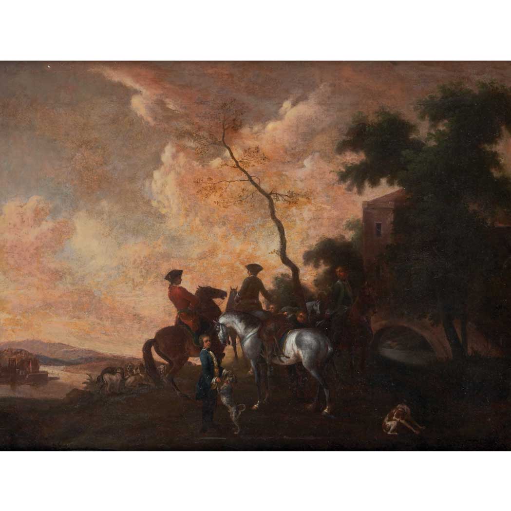 Appraisal: Flemish School th Century Return from the Hunt Oil on