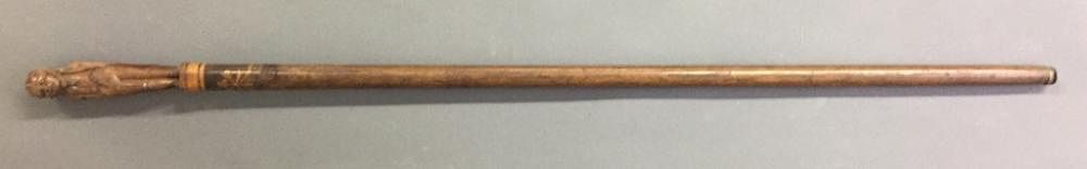 Appraisal: Nautical Walking Stick Nautical walking stick carved in the form