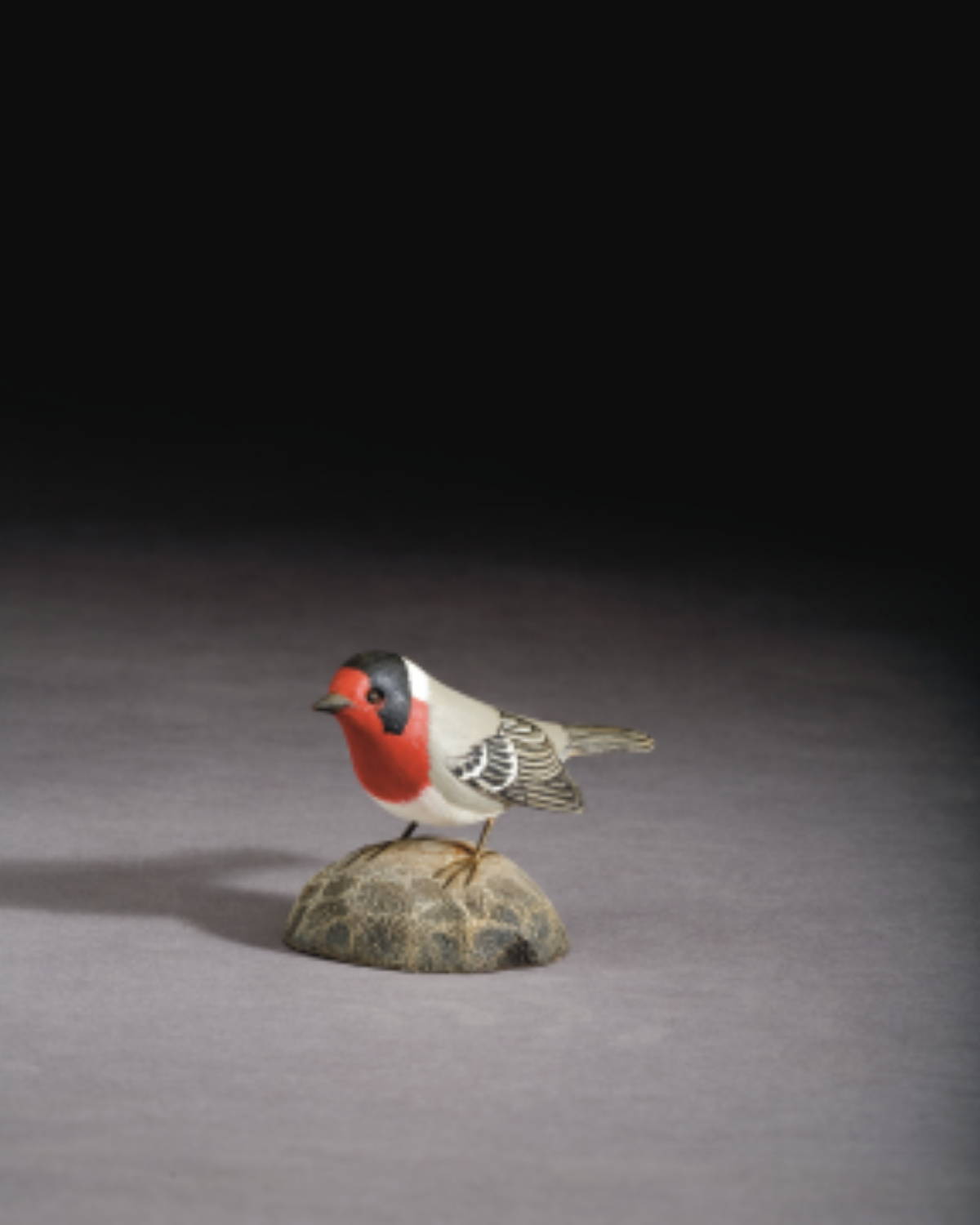 Appraisal: JESS BLACKSTONE AMERICAN - CARVED AND PAINTED RED FACED WARBLER