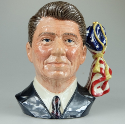 Appraisal: Royal Doulton large character jug Ronald Reagan D limited edition