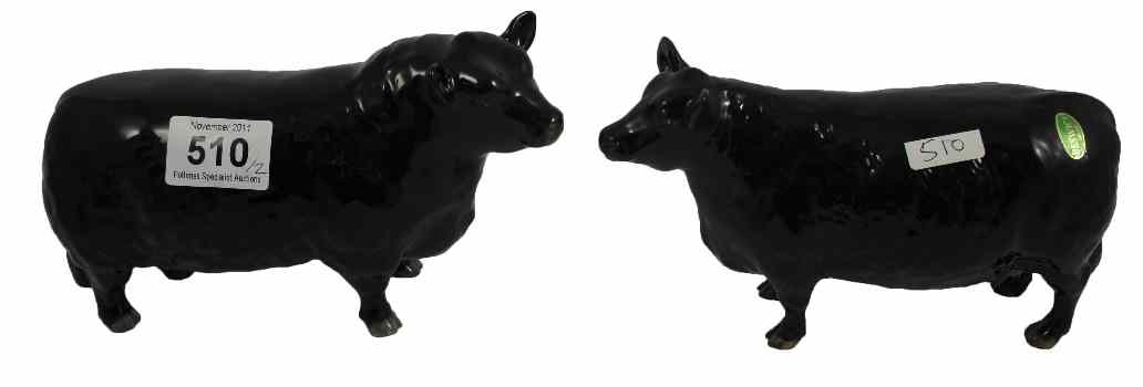 Appraisal: Beswick Aberdeen Angus Bull and Cow