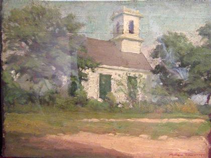 Appraisal: MILTON HERBERT BANCROFT american - CHAPEL IN THE SUMMER SUN