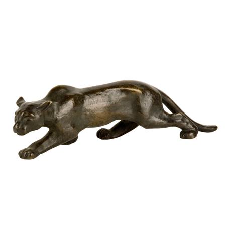 Appraisal: Bronze Figural of a Prowling Panther Estimate -