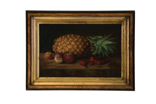 Appraisal: STILL LIFE WITH FRUIT TH CENTURY Oil on canvas unsigned