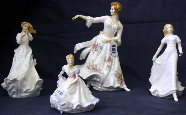 Appraisal: Royal Doulton Figures Hazel HN seconds and cracked Mini Ninette