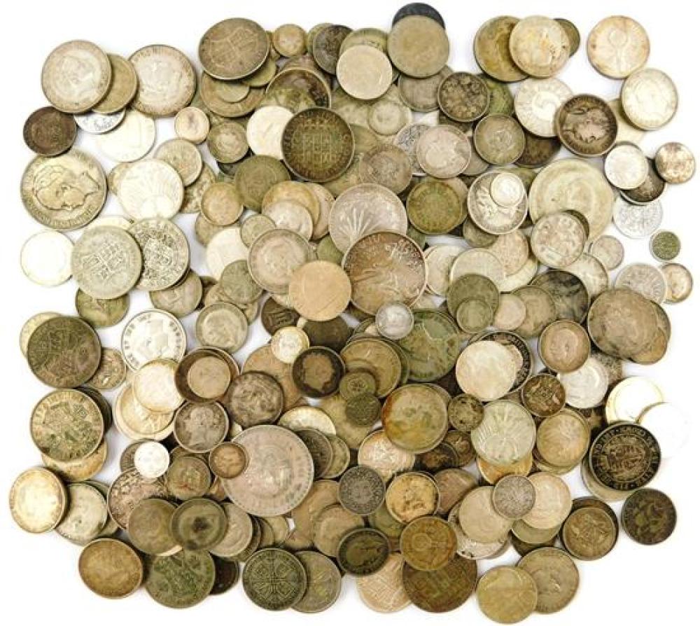 Appraisal: COINS Lot of th and th century world silver coins