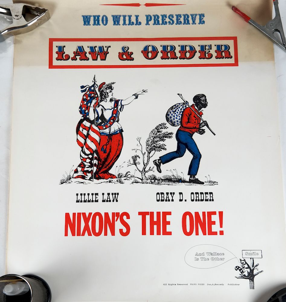 Appraisal: Lot of Nixon-Agnew Posters - Provo Press Nixon-Agnew campaign posters