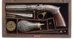 Appraisal: CASED ROBBINS LAWRENCE PEPPERBOX SN Cal - ribbed bbls Marked