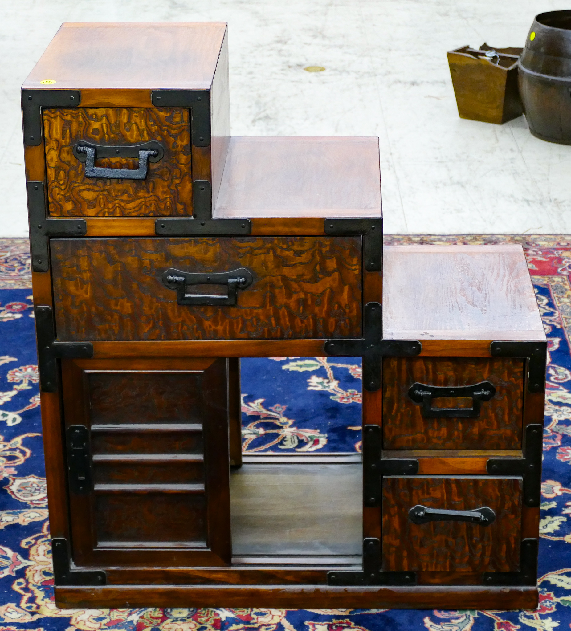 Appraisal: Japanese Style Step Tansu ''x ''x ''