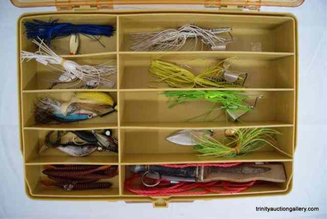 Appraisal: Fishing Tackle Box Full of Lures Tackle Is a hard