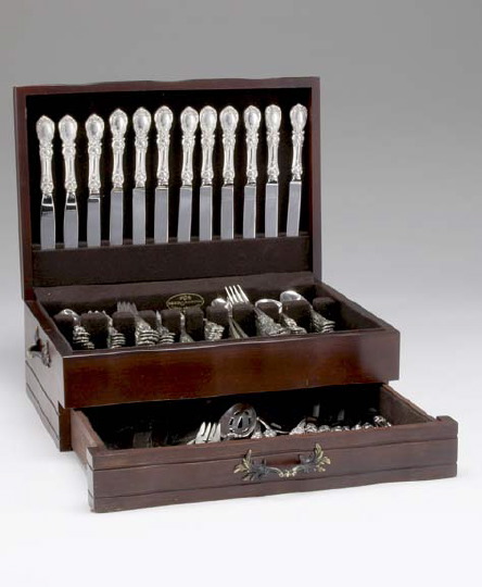 Appraisal: One Hundred Sixty-One Pieces of Sterling Silver Francis I Flatware