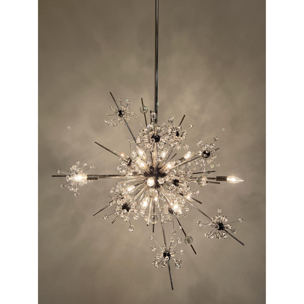 Appraisal: inch J and L LOBMEYR Chandelier Pendant Lamp HANS HAROLD