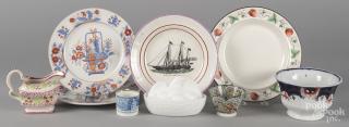 Appraisal: Group of ceramics to include a Victoria and Albert Yacht