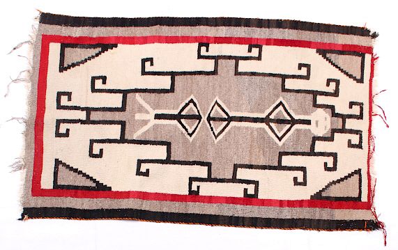 Appraisal: Navajo Native American Ganado Handmade Wool Rug Featured in this