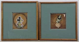 Appraisal: Walt Disney Studios Mickey Minnie Cels DE TIREFORT Bela Oil