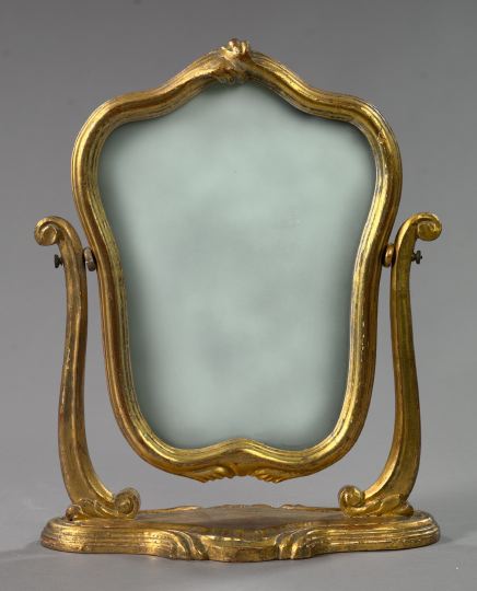 Appraisal: Florentine Carved Giltwood Swing Dressing Table Mirror second quarter th