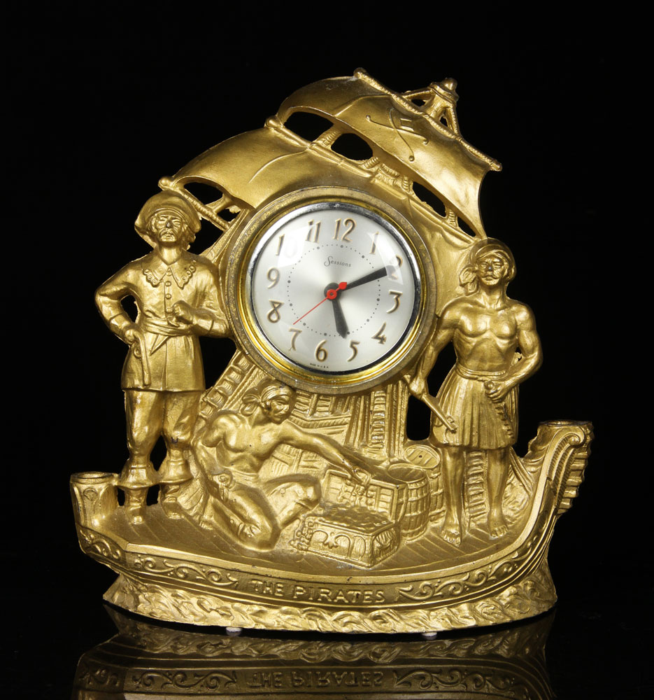 Appraisal: - Sessions Pirate Clock Sessions pirate clock h x w