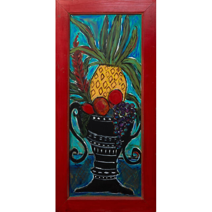 Appraisal: Sharon H Mulligan Louisiana Mississippi Still Life with Pineapple late