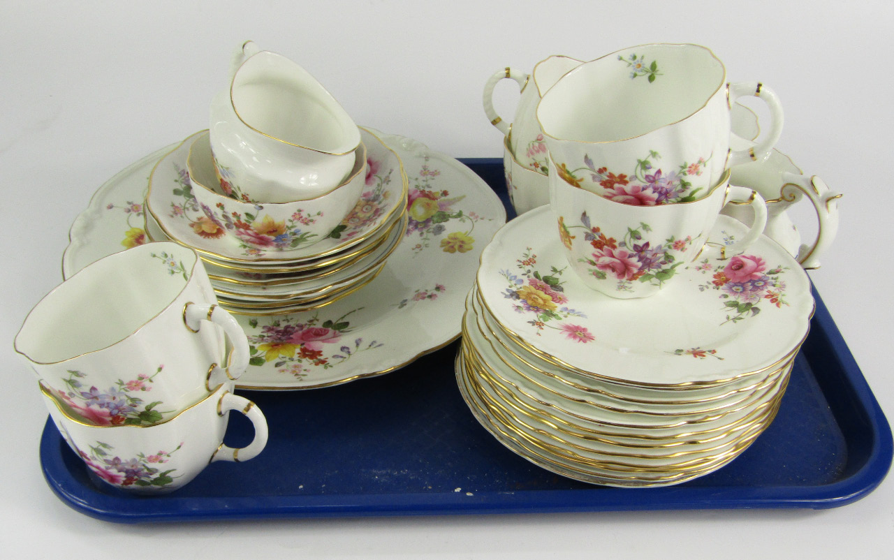 Appraisal: A Royal Crown Derby Derby Posies pattern part service to