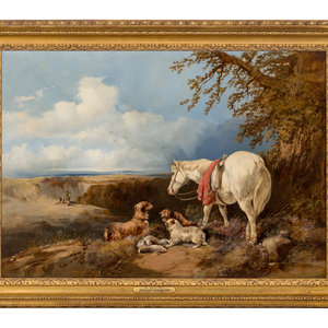 Appraisal: Attributed to Abraham Cooper British - The Rabbit Hunt oil