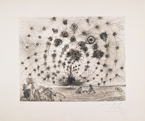 Appraisal: SALVADOR DAL Argus Etching heliogravure and drypoint on cream wove