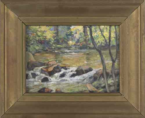 Appraisal: Albert Van Ness Greene - oil on board Chester County