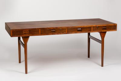 Appraisal: Nanna Ditzel - A Danish writing desk in rosewood and