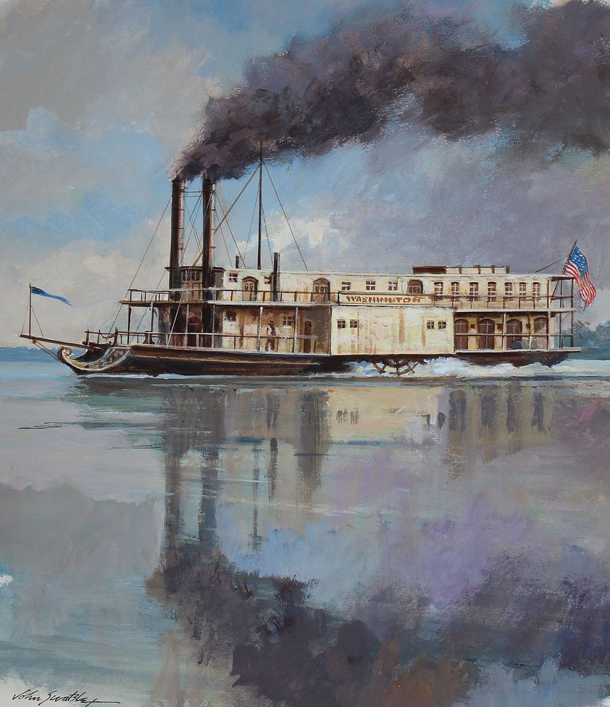 Appraisal: John Swatsley B Steamboat Washington John Swatsley American B Steamboat