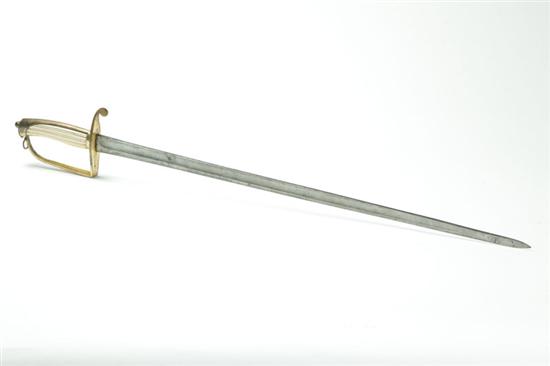 Appraisal: SWORD American or English nd half- th century Officer's short