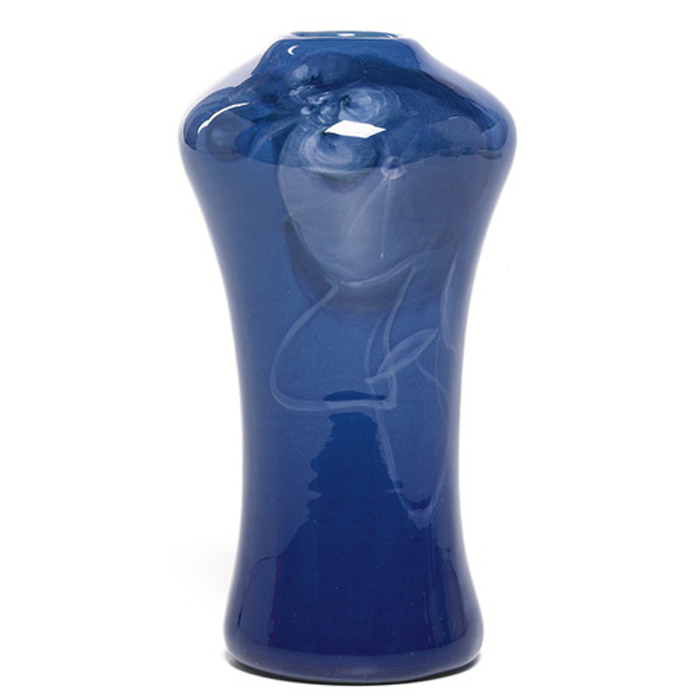 Appraisal: Weller Blue Louwelsa vase high glaze with a painted design