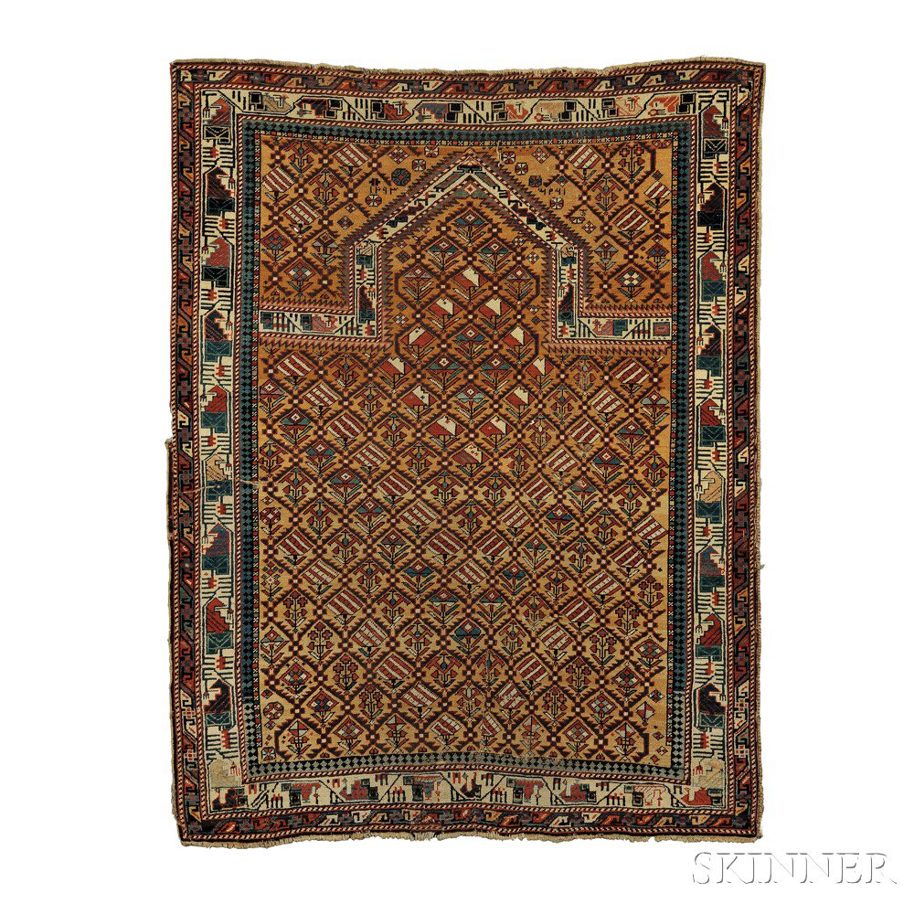 Appraisal: Marasali Prayer Rug East Caucasus late th century the gold