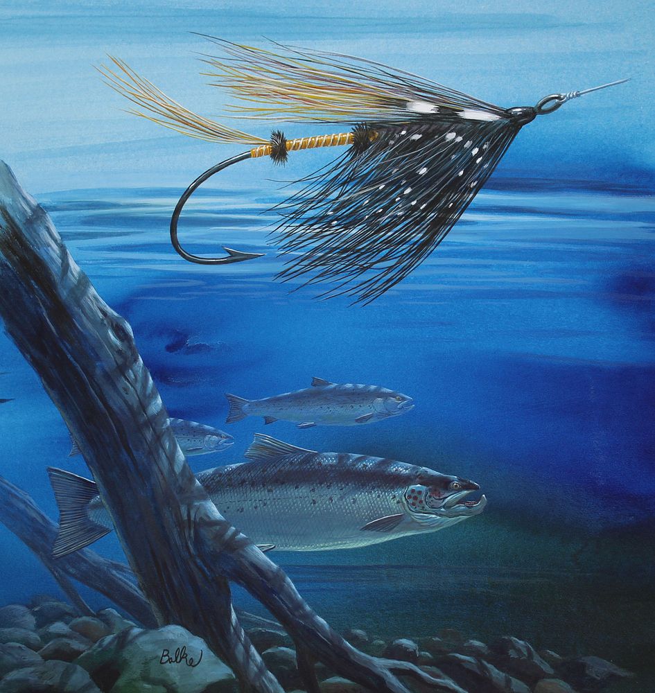 Appraisal: Don Balke B Fishing Flies - Jock Scott Don Balke