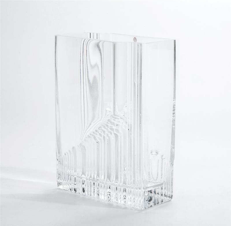 Appraisal: TAPIO WIRKKALA SOINTU FOR ITTALA VASE Molded glass original box