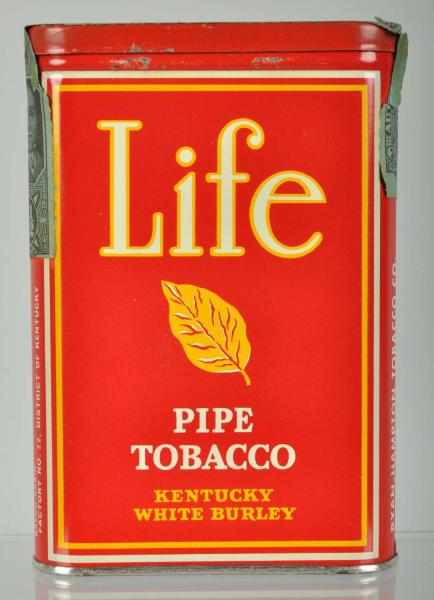 Appraisal: Life Vertical Pocket Tobacco Tin Description By Ryan Hampton Tobacco