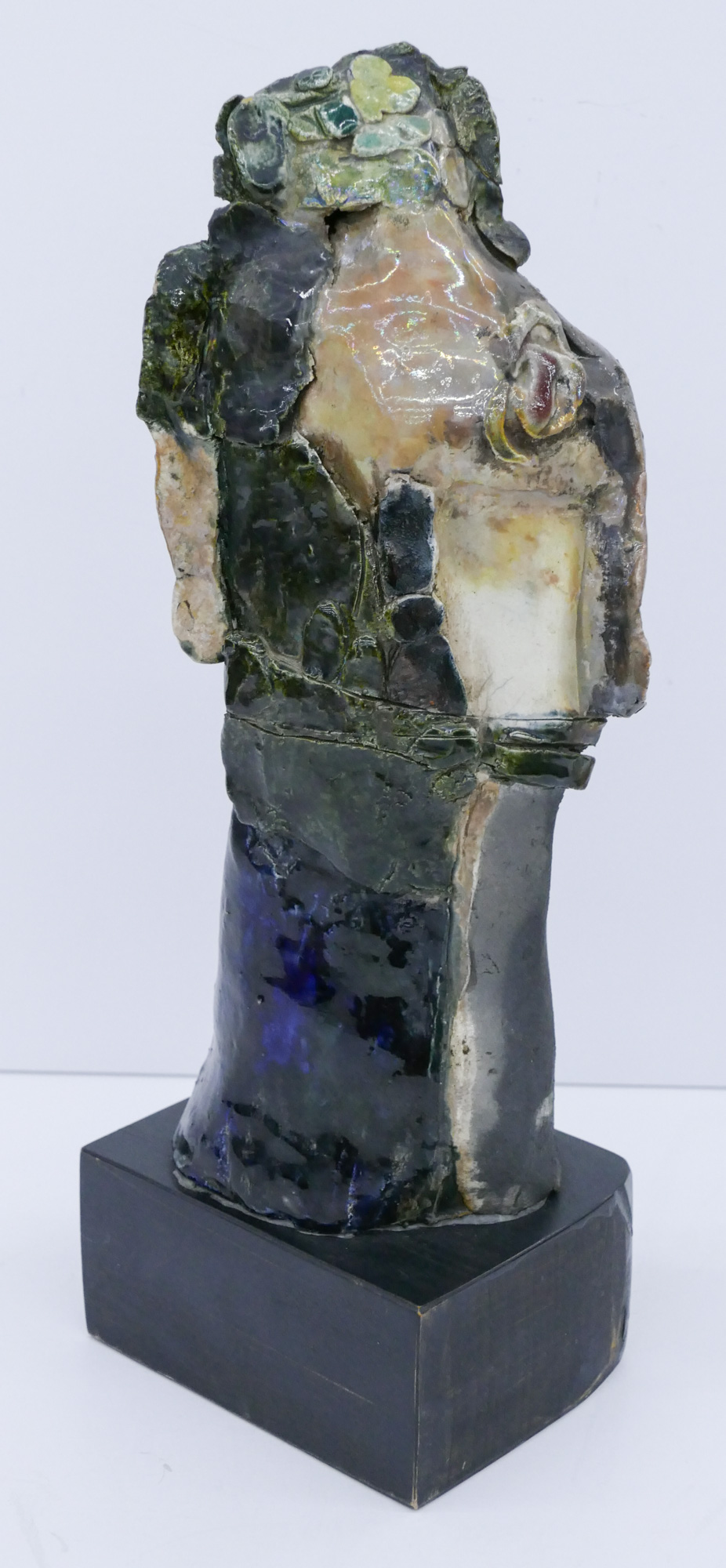 Appraisal: Harold Balazs - Washington ''Untitled'' Figure Raku Sculpture ''x ''