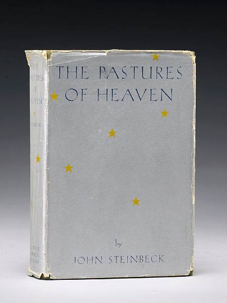 Appraisal: STEINBECK JOHN The Pastures of Heaven New York Brewer Warren