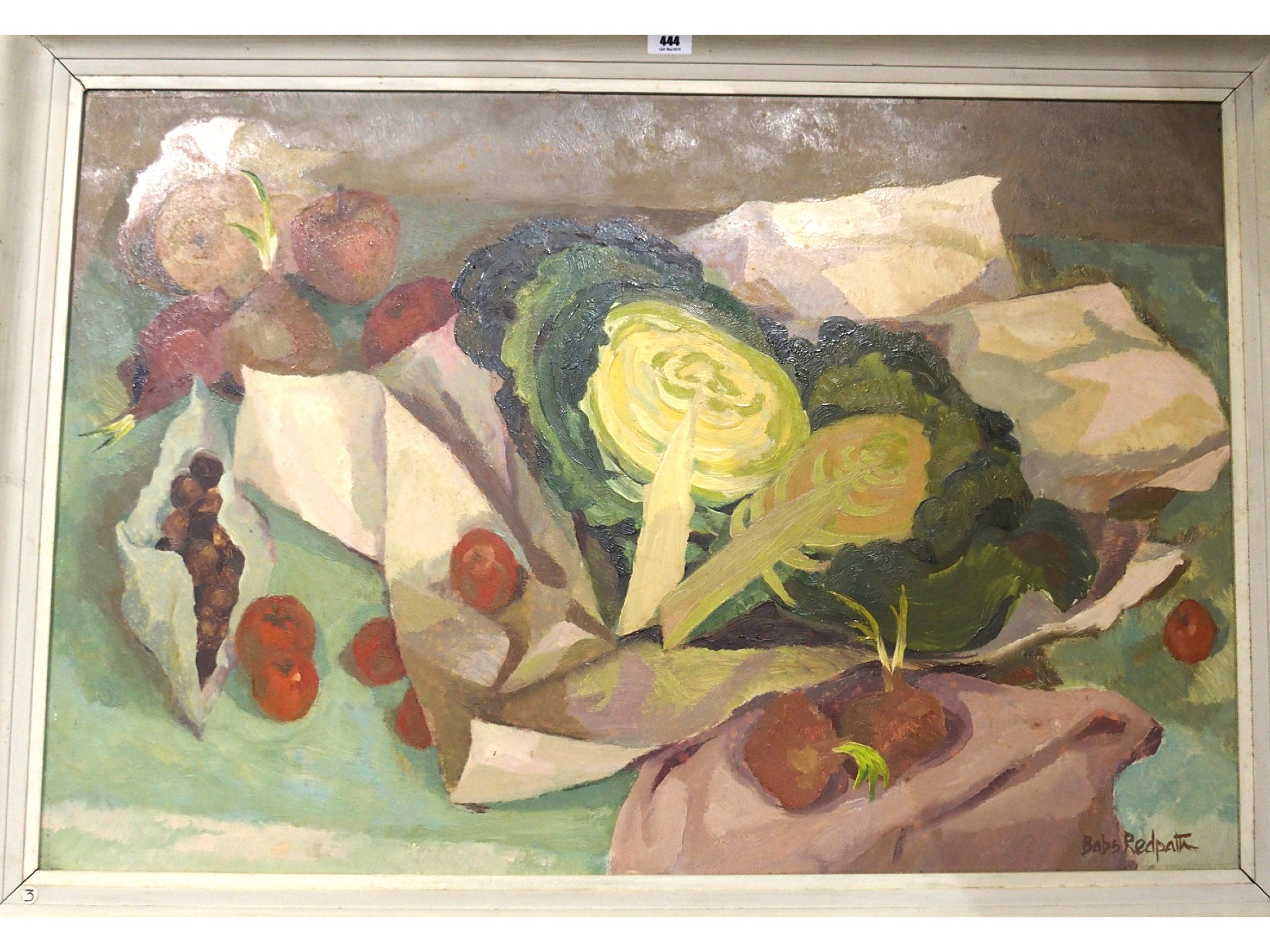 Appraisal: BABS REDPATH The Cleft Cabbage signed oil on board