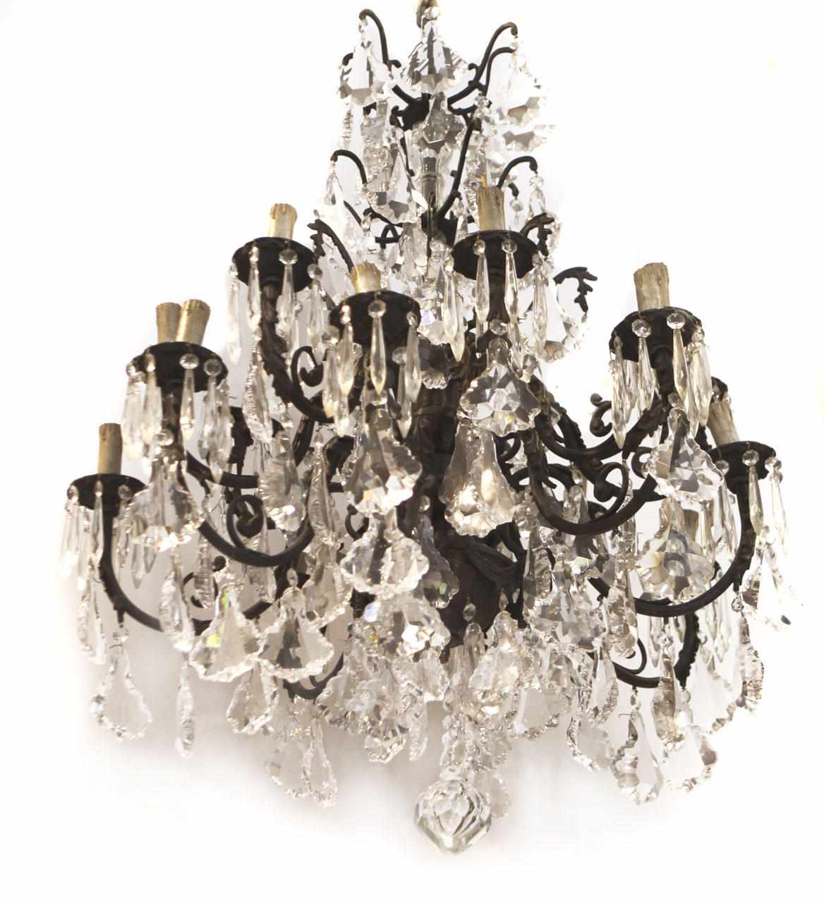 Appraisal: Property of various owners A Louis XV style sixteen light