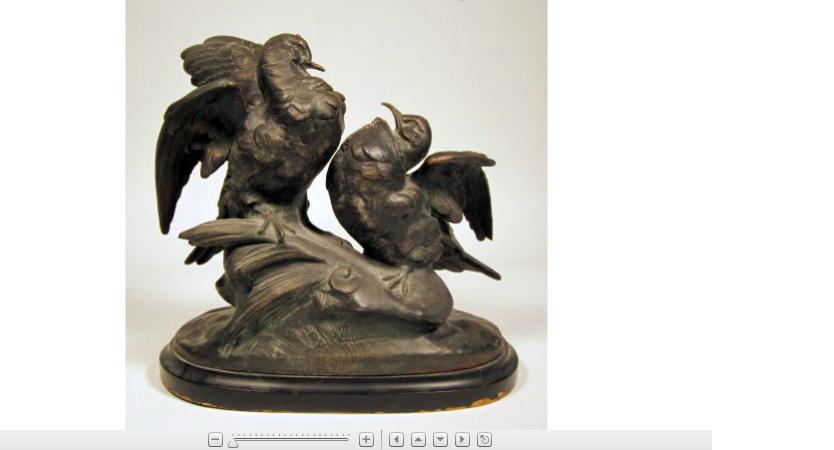 Appraisal: Continental spelter bird grouping early th century