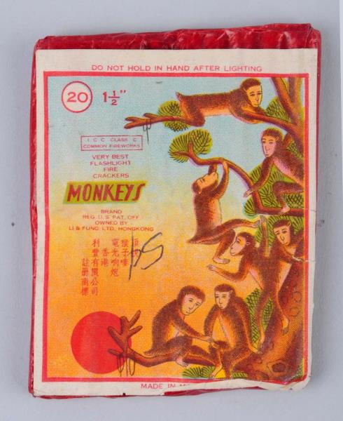 Appraisal: Monkeys -Pack Firecrackers - Class three Made in Macau by