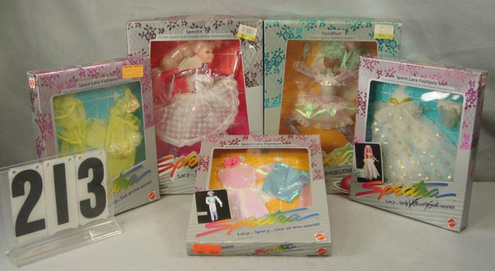 Appraisal: Mattel Spectra Dolls and outfits all mint in original boxes