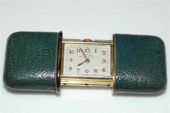 Appraisal: A MOVADO MANUAL WIND PURSE WATCH RECTANGULAR OFF WHITE DIAL