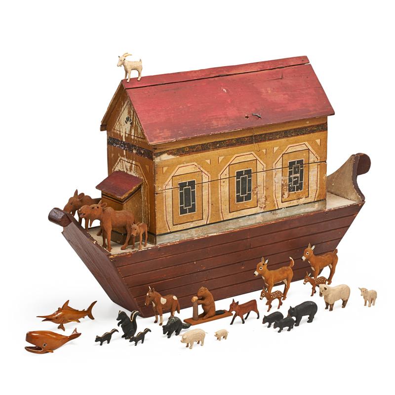 Appraisal: FOLK ART NOAH'S ARK Condition Report