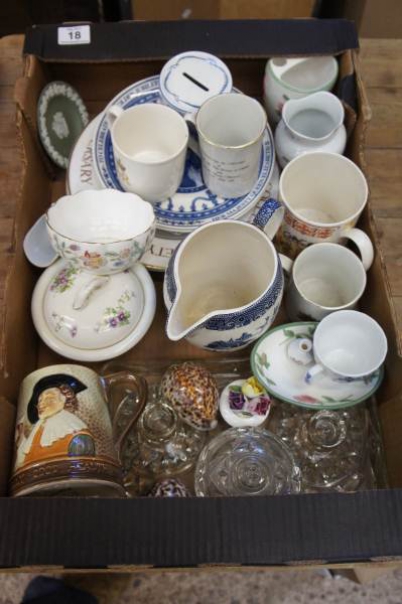 Appraisal: A collection of various Pottery and Glass Dressing Table Set