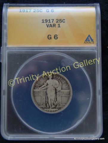 Appraisal: Standing Liberty Silver ANACS G Coin Graded and certified by