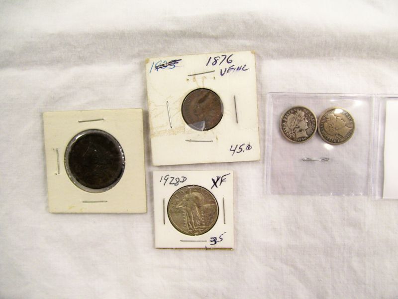 Appraisal: Misc Coin Lot Includes - Indian cent VF - Large