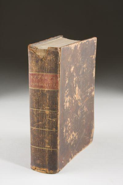 Appraisal: Early American Edition of Cruden's Concordance Cruden Alexander A Complete